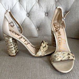 Sam Edelman
Yoana Woven Raffia & Leather Sandals